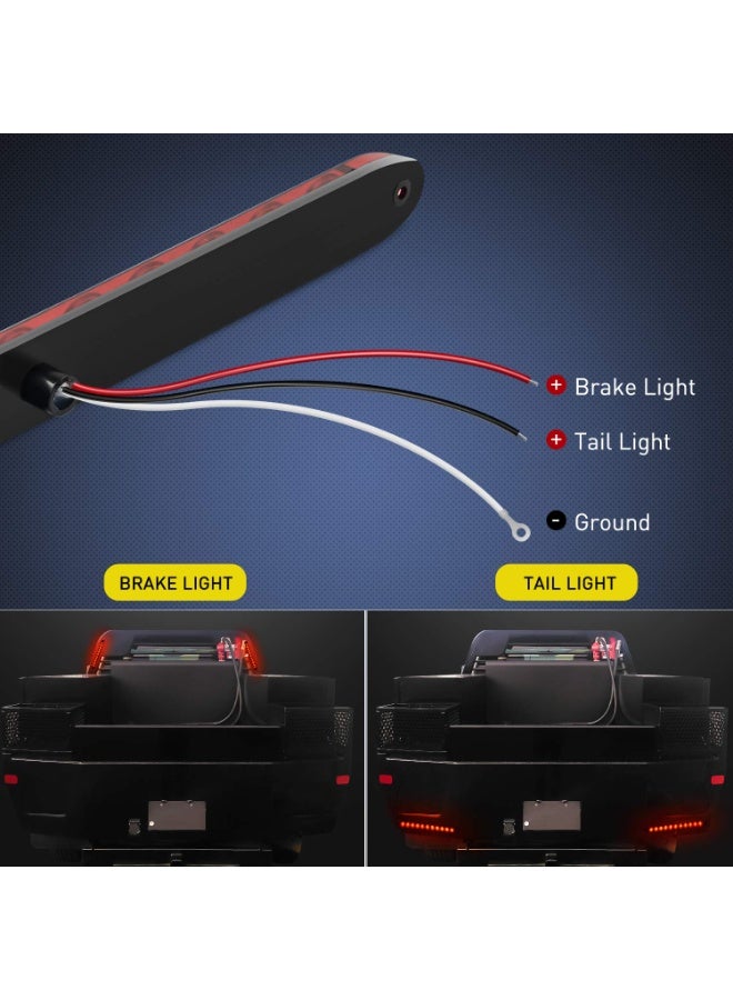COYO 1 PCS 16Inch 11 LED Red Trailer Light Bar for Parking Stop Turn Signals Tail Brake DOT Compliant IP65 Waterproof Truck ID Marker - Image 4